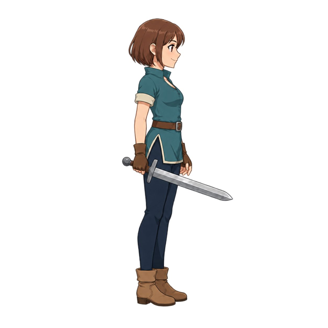 Side-view adventurer reference